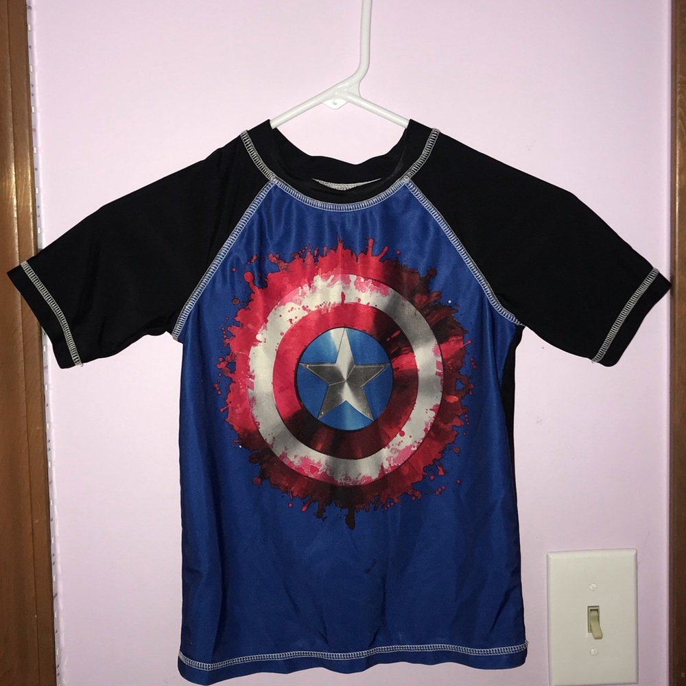 boys avengers swim top
